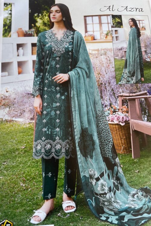 Beautiful Pakistani lawn kurta suits set